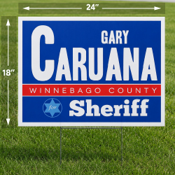 YARD SIGN   (24" x 18")