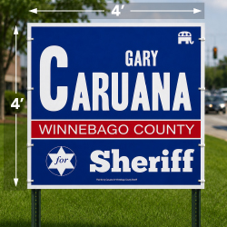 LARGE YARD SIGN* (4' x 4')