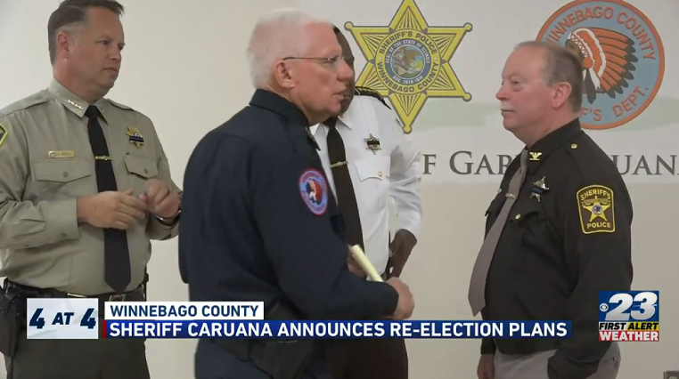 Winnebago County Sheriff to seek third term — WIFR news image