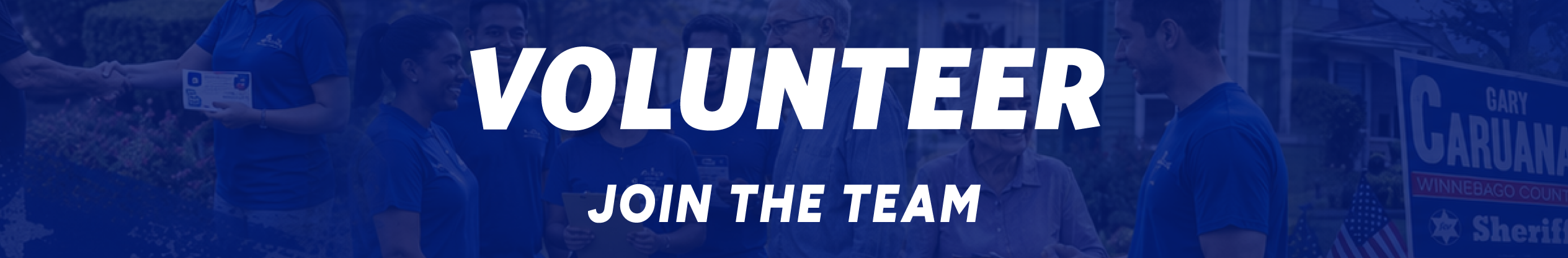 Volunteer for Sheriff Gary Caruana